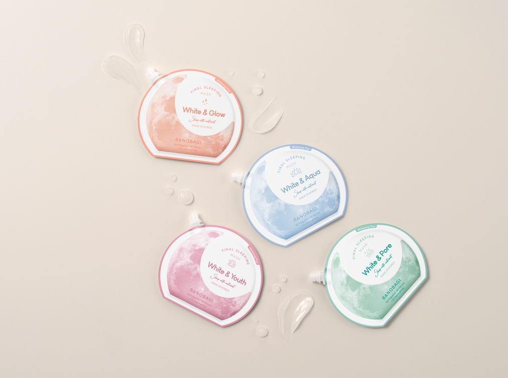 Banobagi,Banobagi Final Sleeping Mask White&Aqua,White&Aqua,Final Sleeping Mask