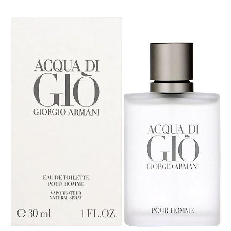 Giorgio Armani Acqua Di Gio Pour Homme EDT 5ml น้ำหอมสำหรับบุรุษ 1ในน้ำหอม Best seller ของอเมริกา กลิ่นหอมสดชื่นสบาย กลิ่นแห่งความอิสระ เต็มไปด้วยสายลมและสายน้ำ